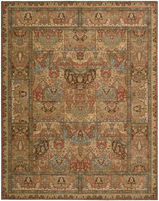 Nourison Home Living Treasures  Multicolor  Traditional