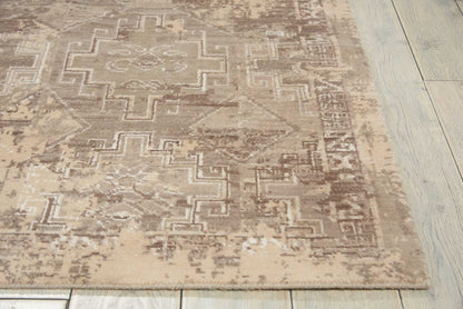 Nourison Home Silk Elements  Mushroom  Traditional