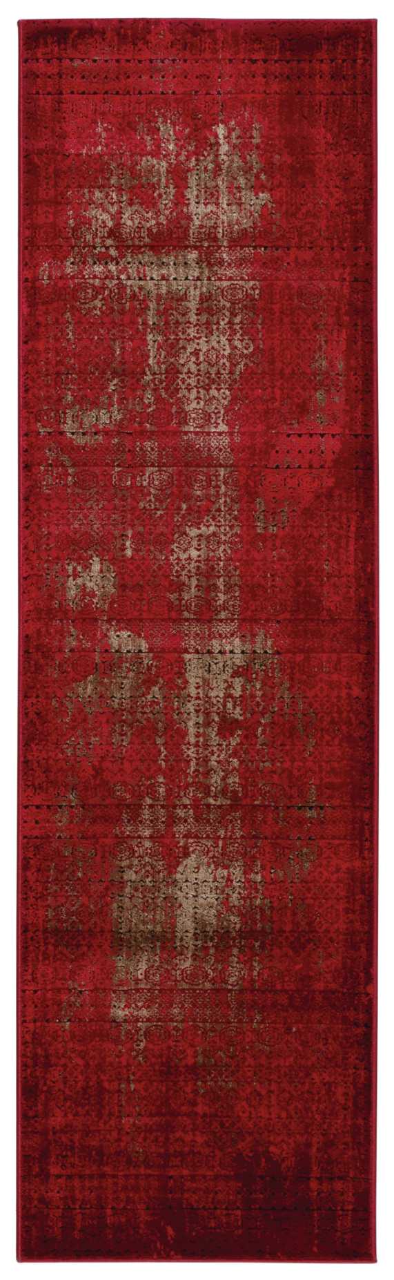 Nourison Home Karma KRM01 Red Traditional Power-loomed Rug
