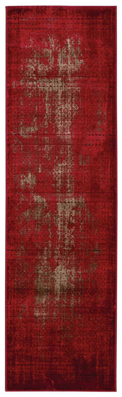 Nourison Home Karma KRM01 Red Traditional Power-loomed Rug