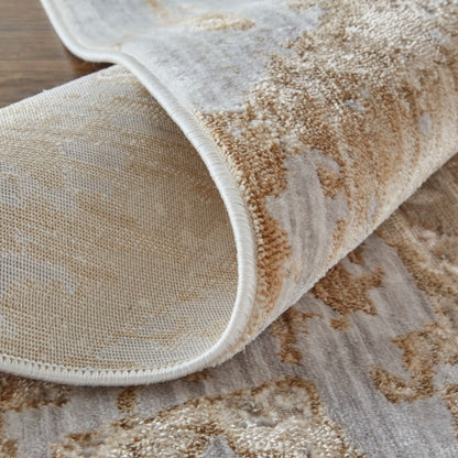 Feizy Laina  Beige Gray Transitional/Industrial/Casual