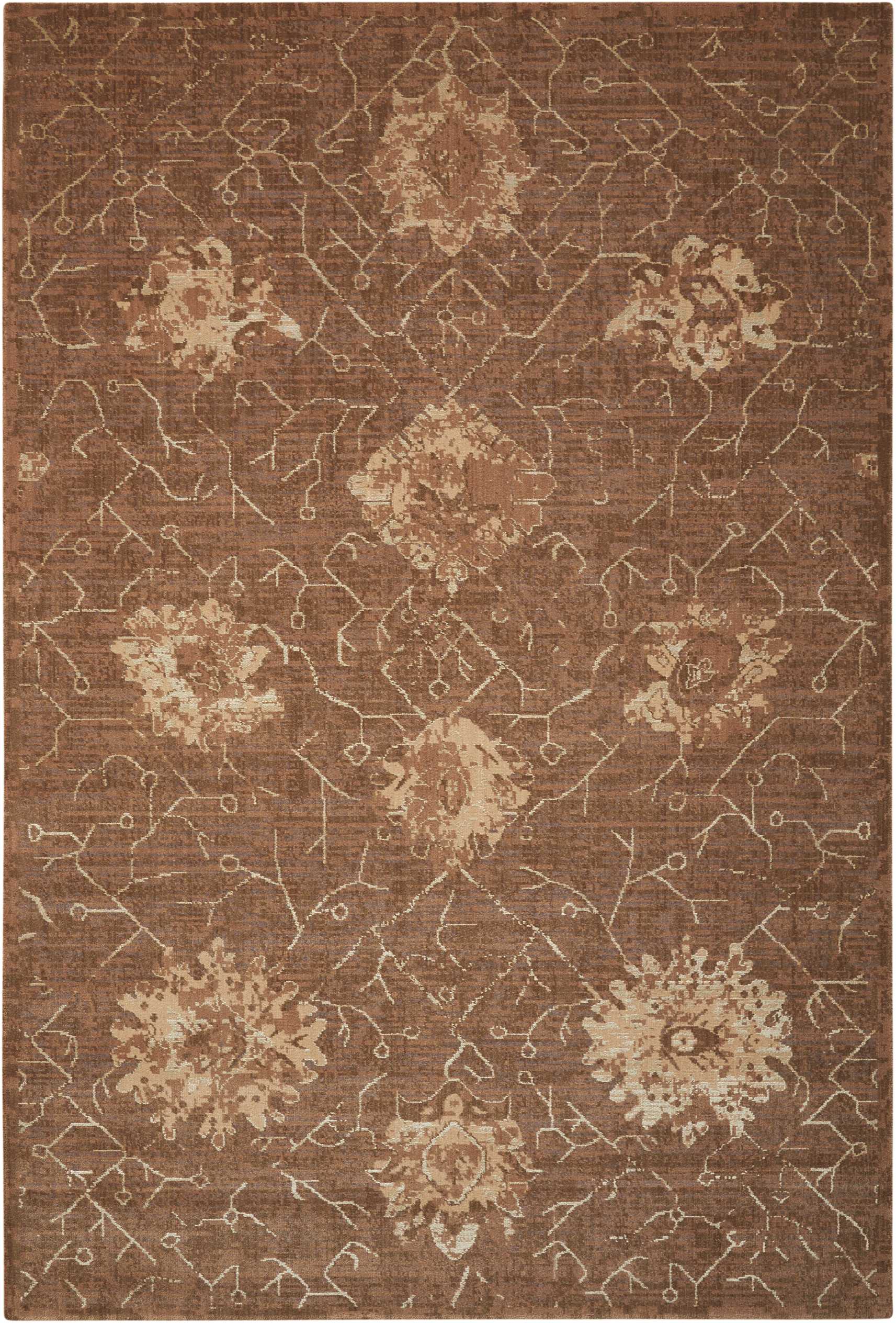 Nourison Home Silken Allure  Chocolate  Traditional