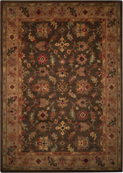 Nourison Home Tahoe TA10 Espresso Traditional Knotted Rug