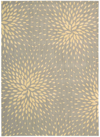 Nourison Home Capri CAP2 Grey Contemporary Loom-woven Rug
