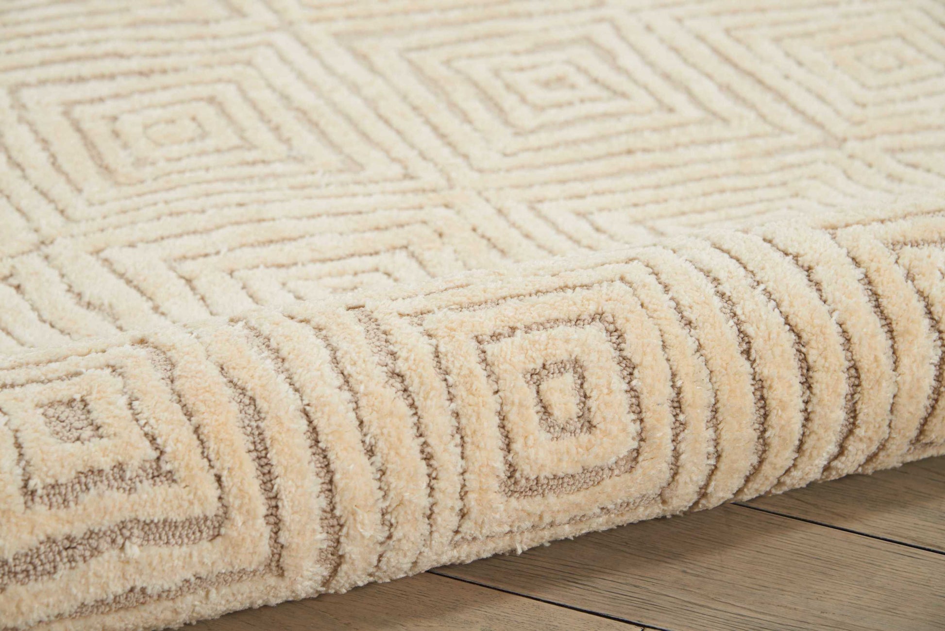Nourison Home Deco Mod  Taupe Ivory  Transitional