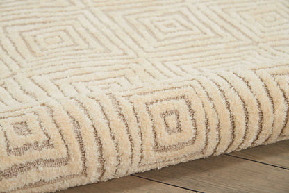 Nourison Home Deco Mod  Taupe Ivory  Transitional