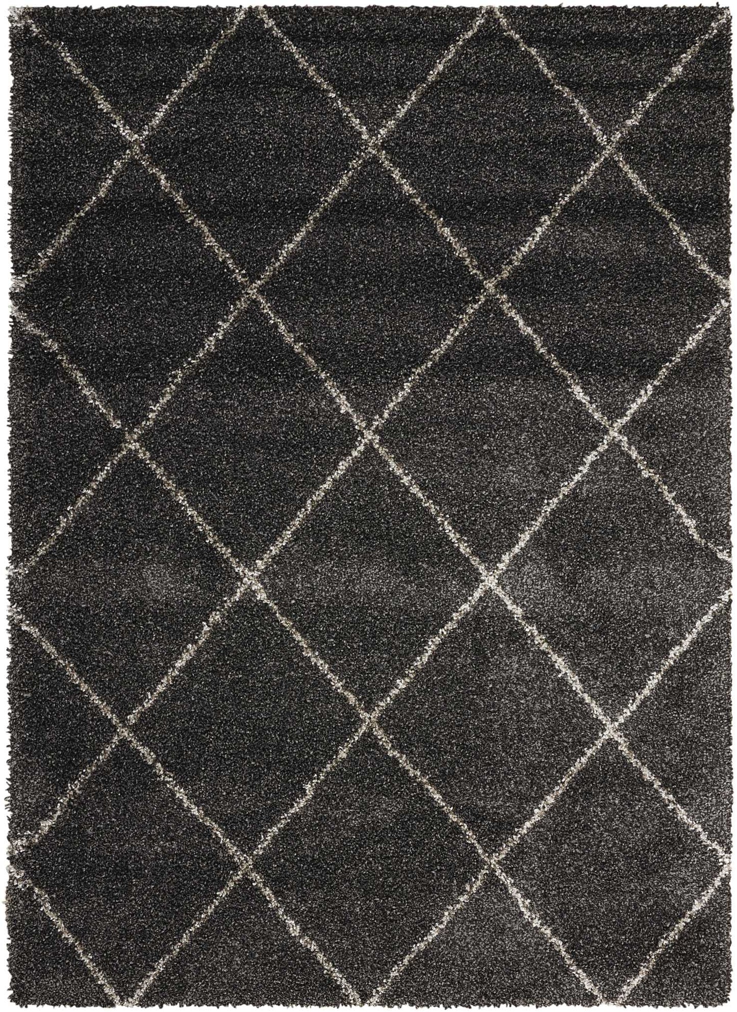 Nourison Home Brisbane BRI03 Charcoal Contemporary Power-loomed Rug