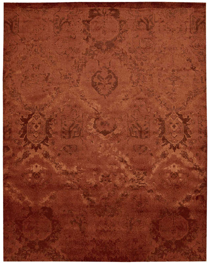Nourison Home Nightfall NGT01 Flame Contemporary Loomed Rug