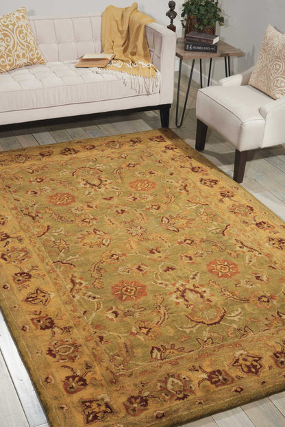 Nourison Home Jaipur  Green  Traditional