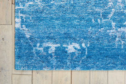 Nourison Home Silk Shadows  Ocean  Transitional