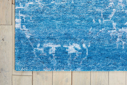 Nourison Home Silk Shadows  Ocean  Transitional