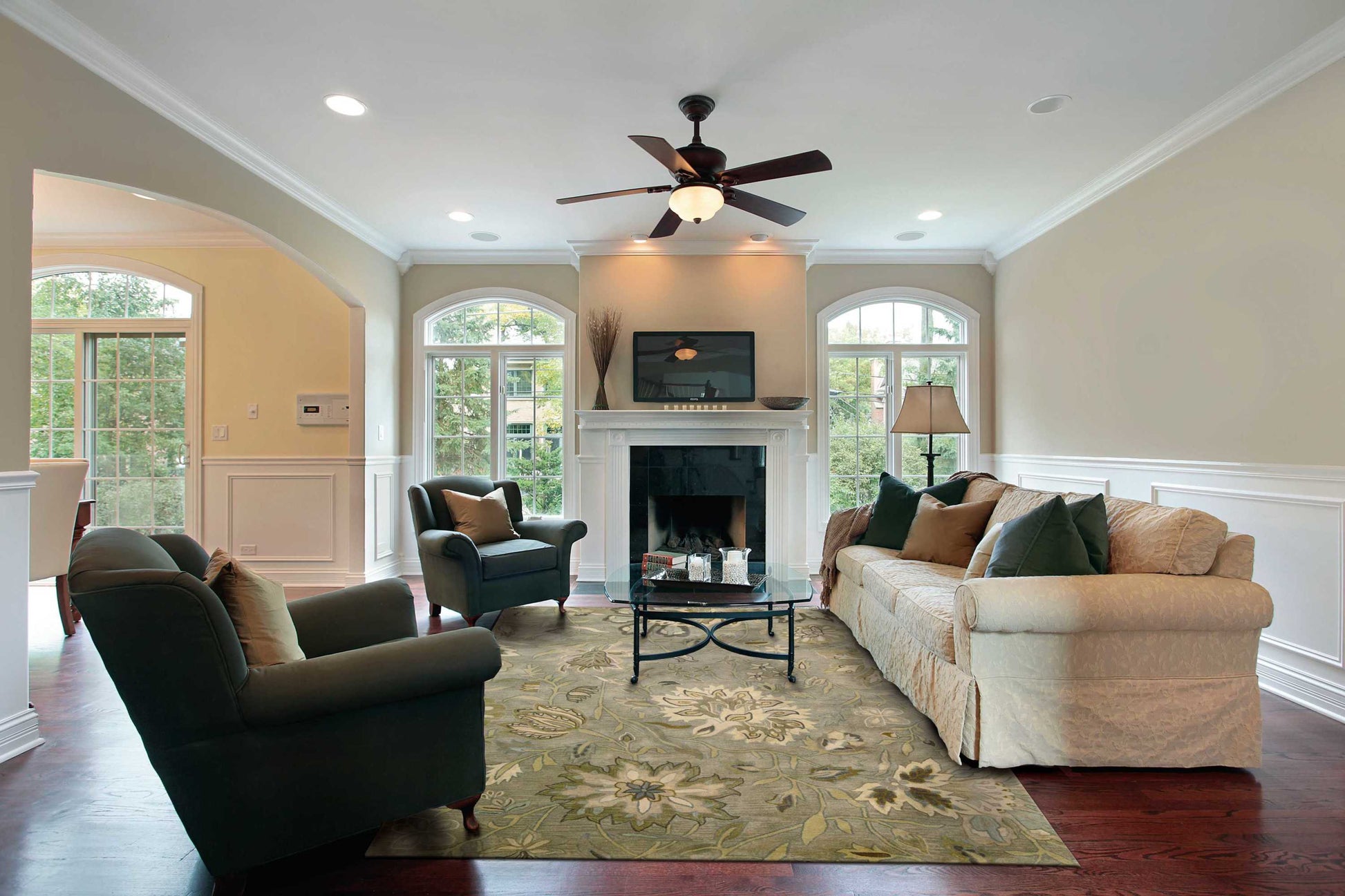 Nourison Home Jaipur  Silver  Transitional