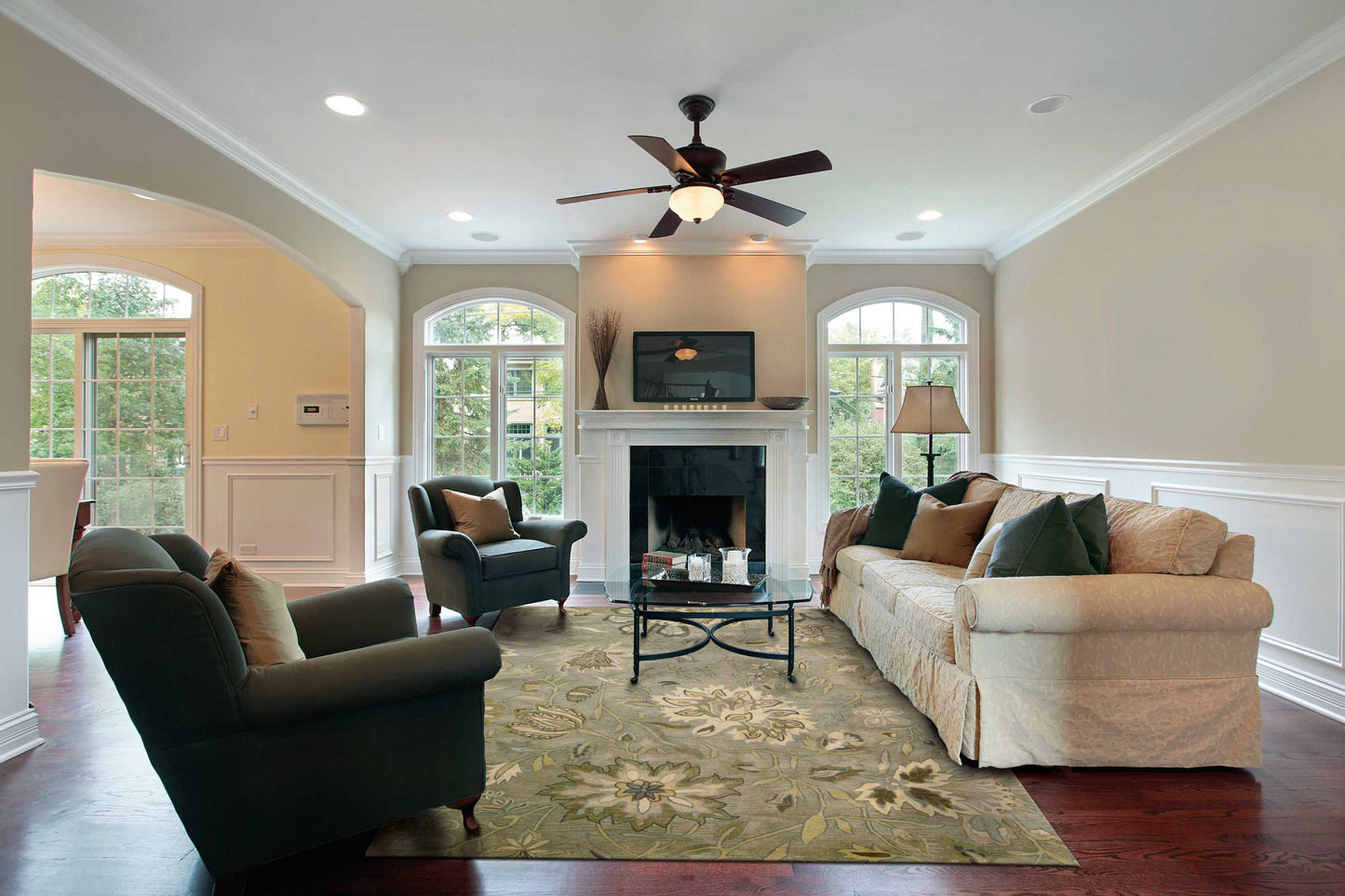 Nourison Home Jaipur  Silver  Transitional