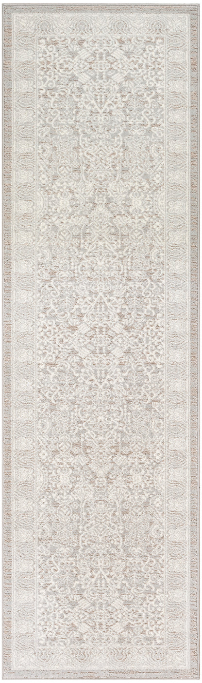 Nourison Home Eco Cycle ECY01 Silver Ivory Traditional Loom-woven Rug
