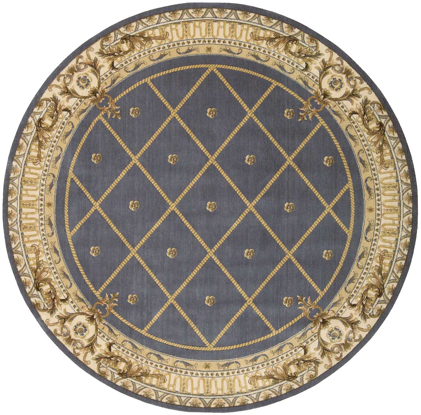 Nourison Home Ashton House  Blue  Traditional