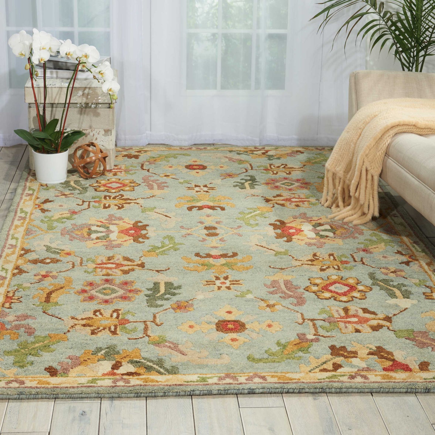Nourison Home Tahoe  Seaglass  Traditional