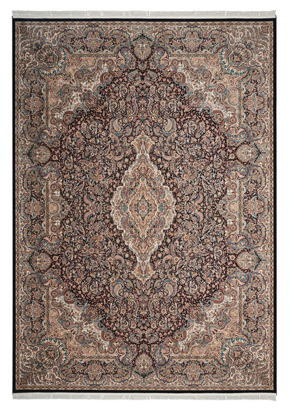 Nourison Home Persian Palace PPL02 Navy Traditional Power-loomed Rug