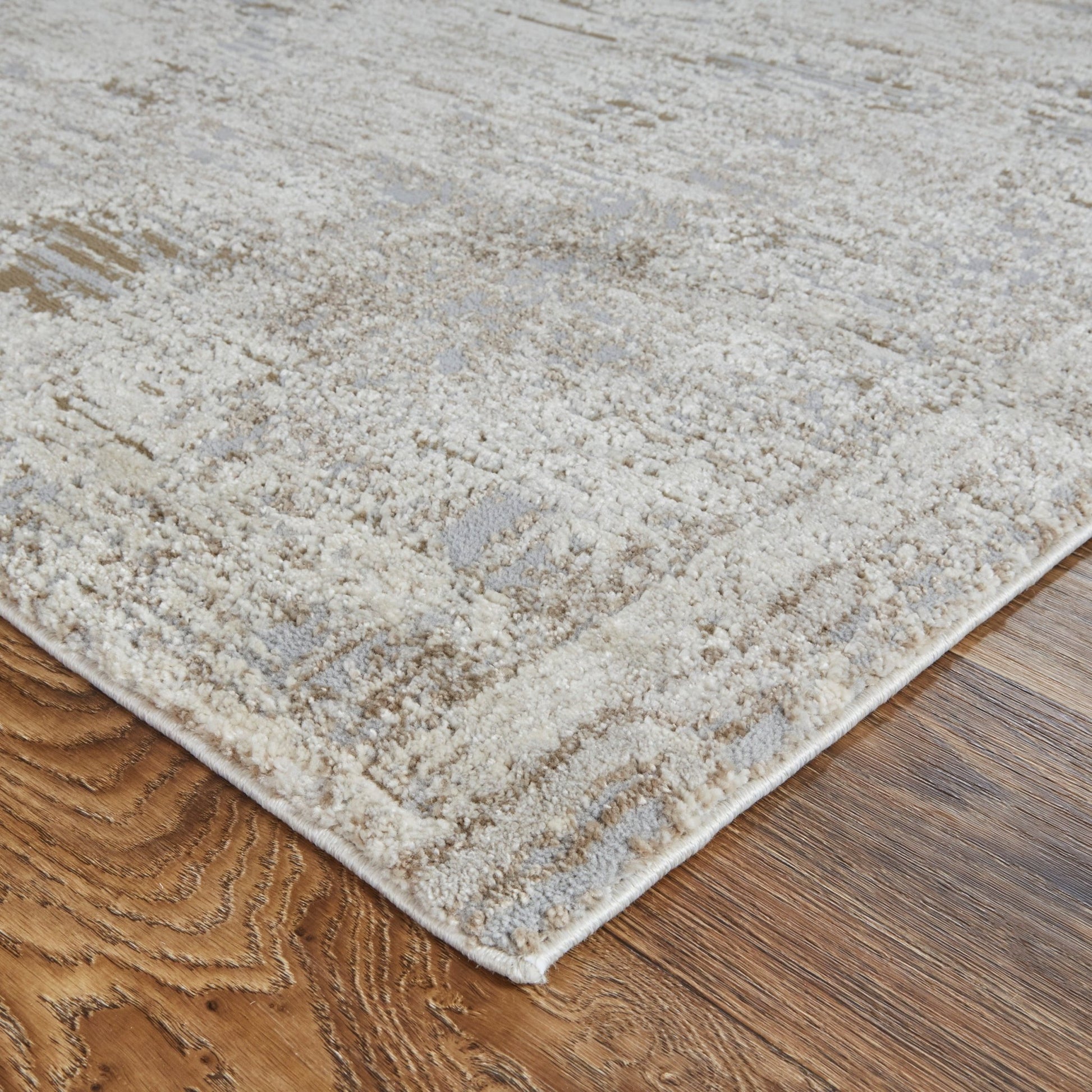 Feizy Vancouver 39FHF Ivory Gray Modern/Industrial Rug - Rugs - Feizy - Atlanta Designer Rugs