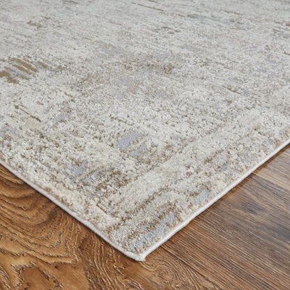 Feizy Vancouver 39FHF Ivory Gray Modern/Industrial Rug - Rugs - Feizy - Atlanta Designer Rugs