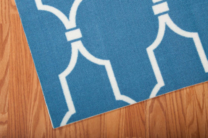 Nourison Home Home & Garden  Navy  Transitional