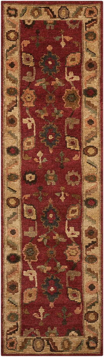 Nourison Home Tahoe TA08 Red Traditional Knotted Rug