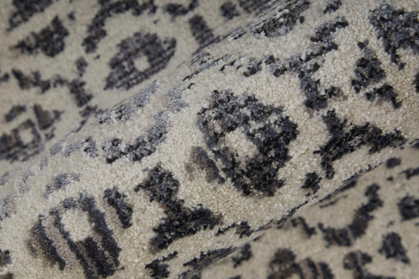 Feizy Kano 3874F Gray Ivory Transitional/Bohemian & Eclect Rug - Rugs - Feizy - Atlanta Designer Rugs