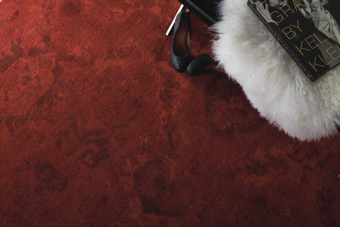 Nourison Home Nightfall  Flame  Contemporary