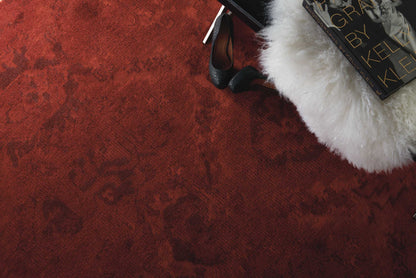 Nourison Home Nightfall  Flame  Contemporary