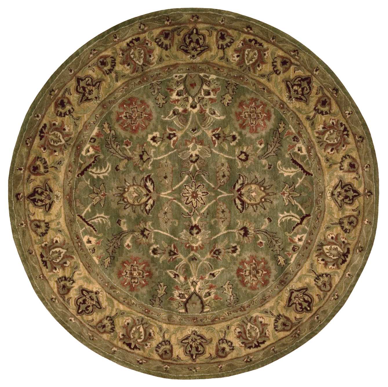 Nourison Home Jaipur  Green  Traditional