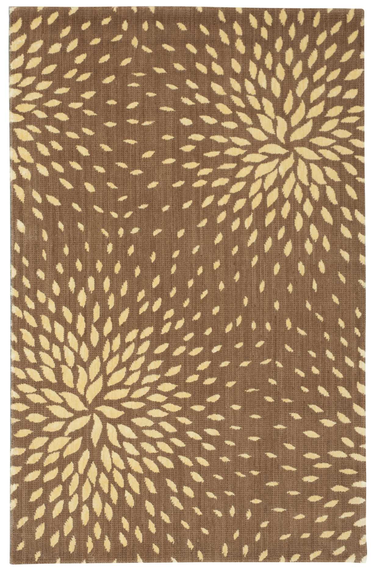 Nourison Home Capri CAP2 Mocha Contemporary Loom-woven Rug