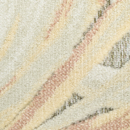 Nourison Home Aloha  Sage Rose  Contemporary