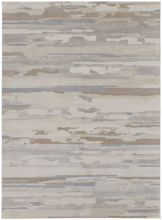 Feizy Rugs Vancouver 39FEF Ivory Modern/Industrial  Rug