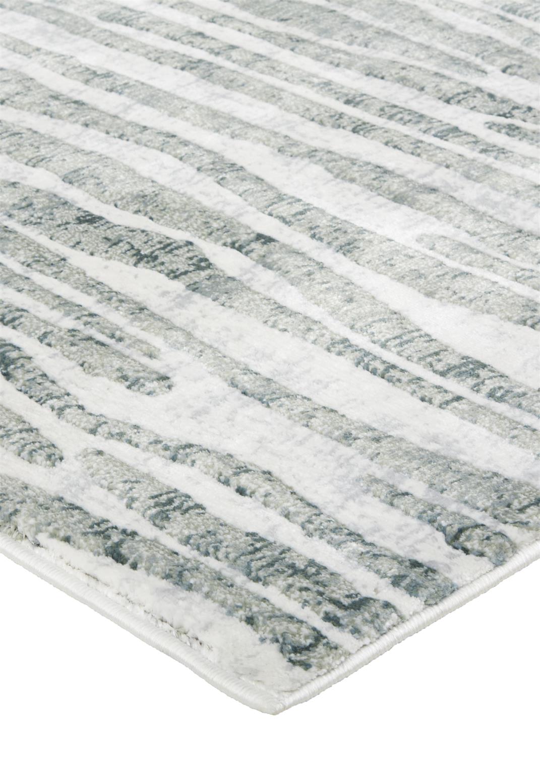 Feizy Atwell 3218F Gray Linear Machine Woven Rug