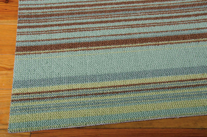 Nourison Home Vista  Blue  Contemporary