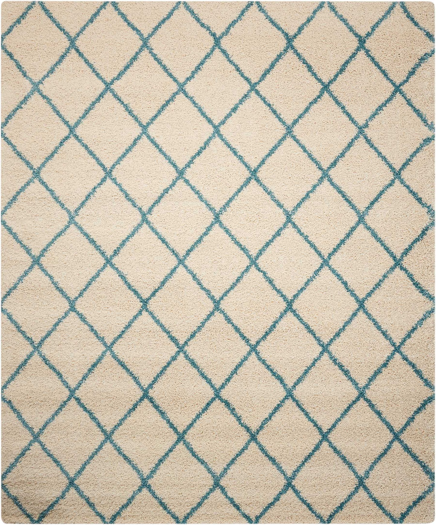 Nourison Home Brisbane  Ivory Aqua  Contemporary