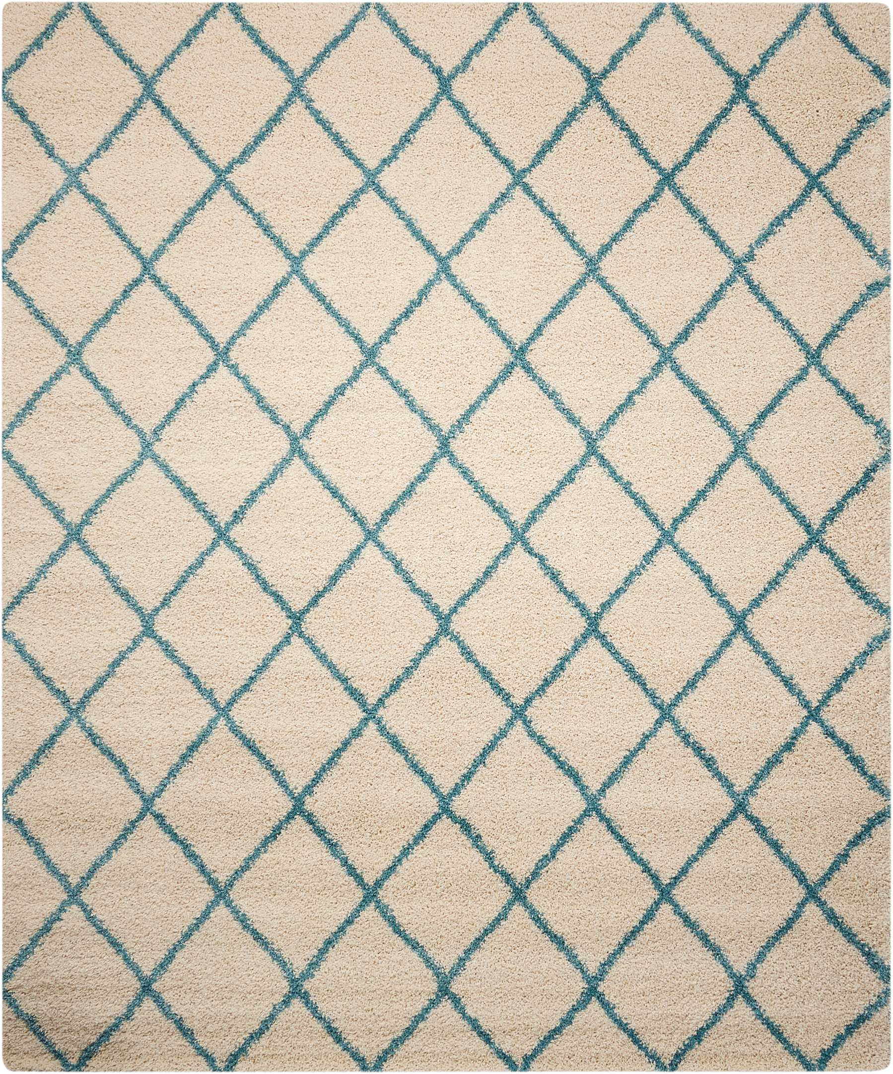 Nourison Home Brisbane  Ivory Aqua  Contemporary