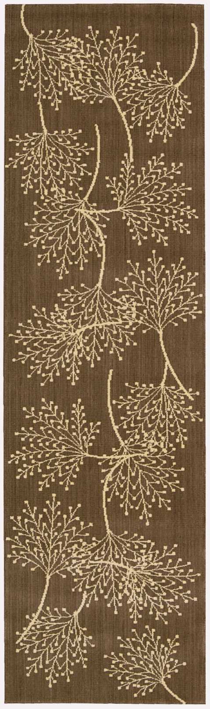 Nourison Home Capri CAP1 Chocolate Contemporary Loom-woven Rug