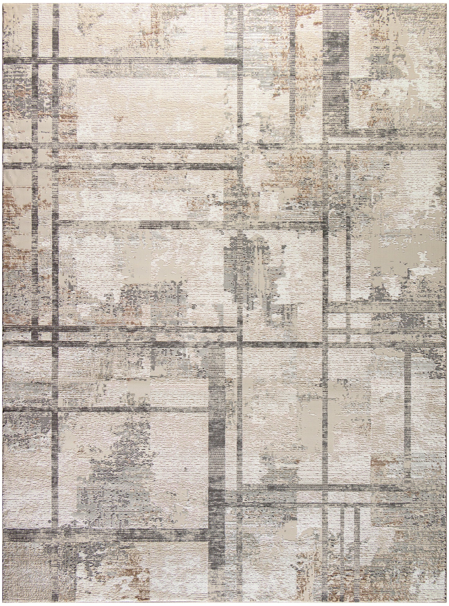 Nourison Home Sustainable Trends  Ivory Multicolor  Contemporary