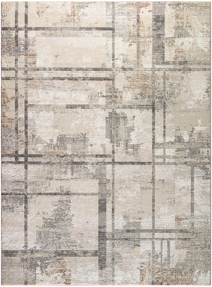 Nourison Home Sustainable Trends  Ivory Multicolor  Contemporary