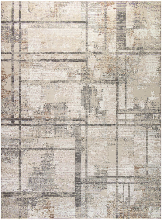 Nourison Home Sustainable Trends  Ivory Multicolor  Contemporary