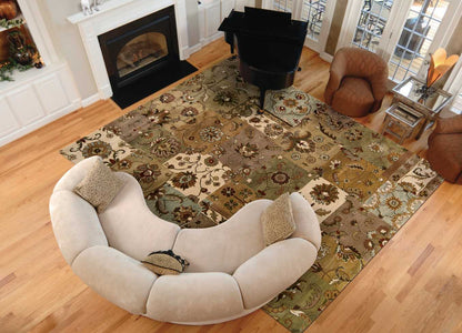 Nourison Home Jaipur  Light Multicolor  Transitional