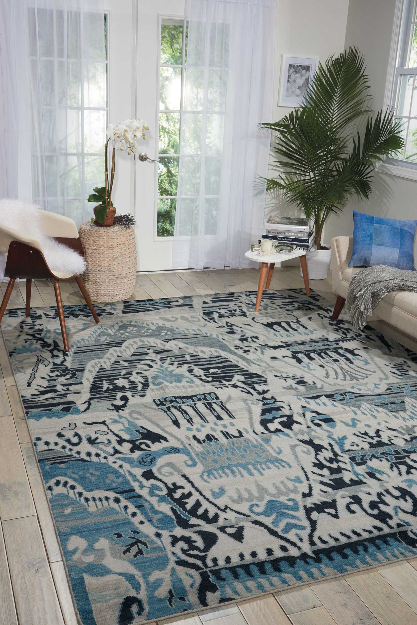 Nourison Home Dune  Indigo  Transitional