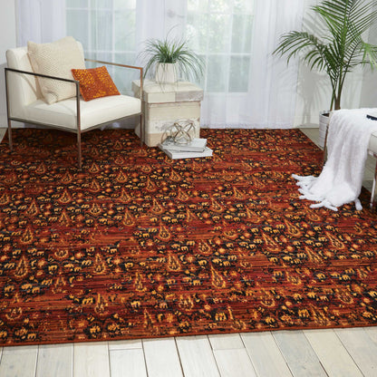 Nourison Home Rhapsody  Flame  Transitional