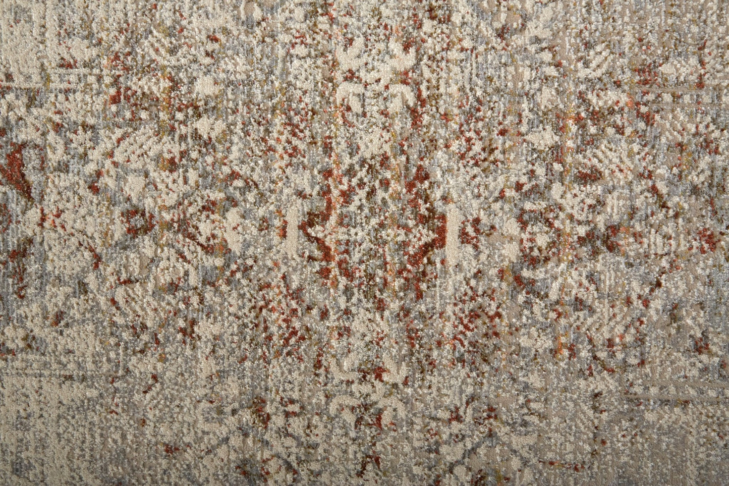 Feizy Kaia 39GKF Gray Rust Transitional/Casual/Vintage Machine Woven Rug - Rugs - Feizy - Atlanta Designer Rugs
