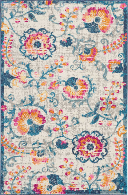 Nourison Home Passion PSN19 Ivory Transitional Power-loomed Rugs