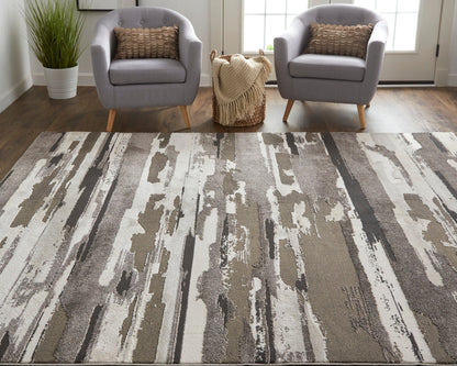 Feizy Vancouver 39FEF Brown Modern/Industrial Rug - Rugs - Feizy - Atlanta Designer Rugs