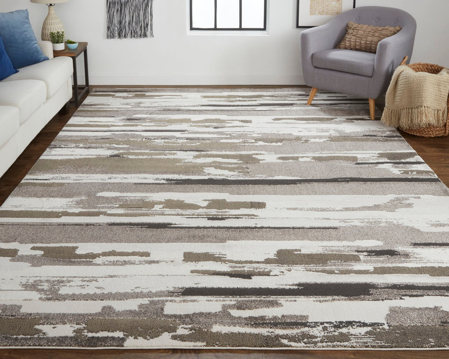 Feizy Vancouver 39FEF Brown Modern/Industrial Rug - Rugs - Feizy - Atlanta Designer Rugs