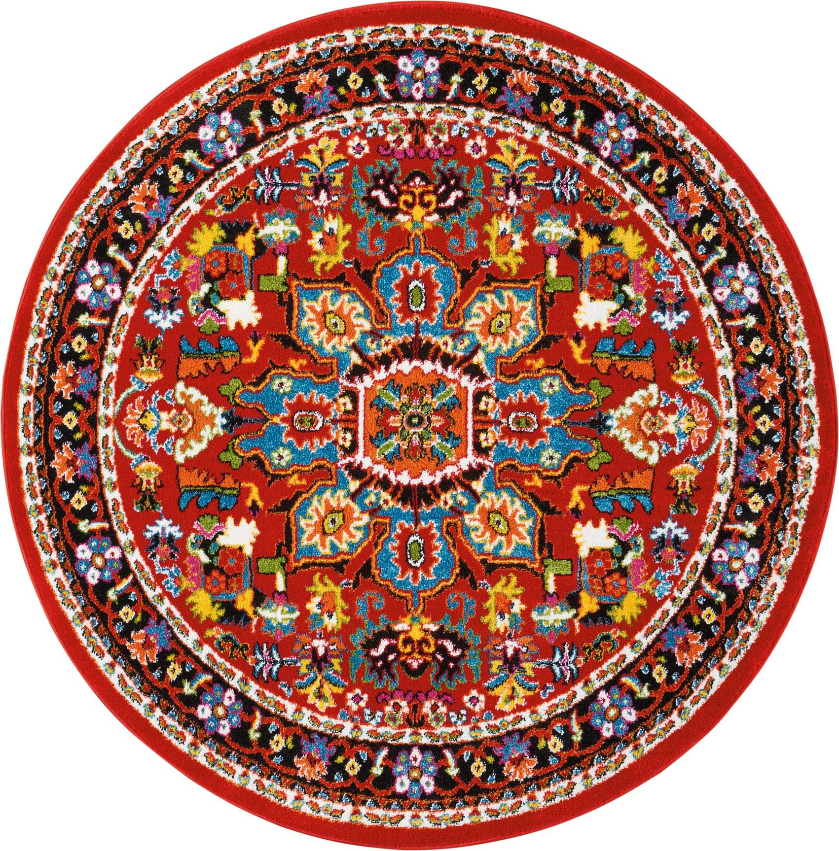 Nourison Home Oakdale  Red  Traditional