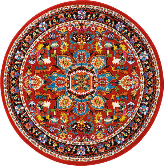 Nourison Home Oakdale  Red  Traditional