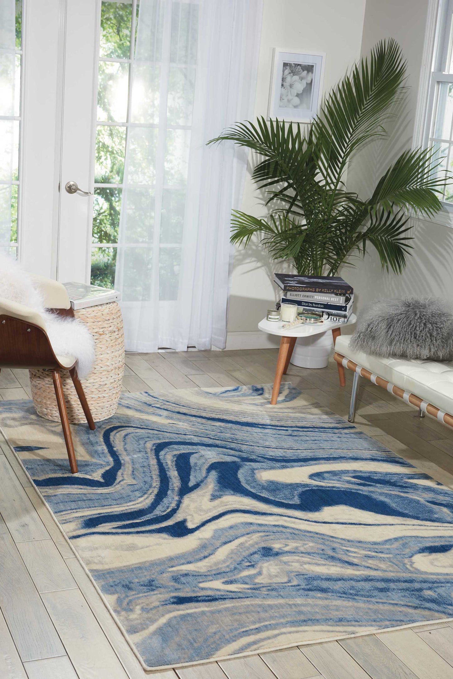 Nourison Home Somerset  Light Blue  Contemporary